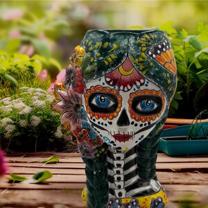 Dia de Los Muertos mariposa maripos linda pequeña jardinera
