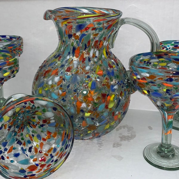 Hand Made Margarita Glasses Etsy