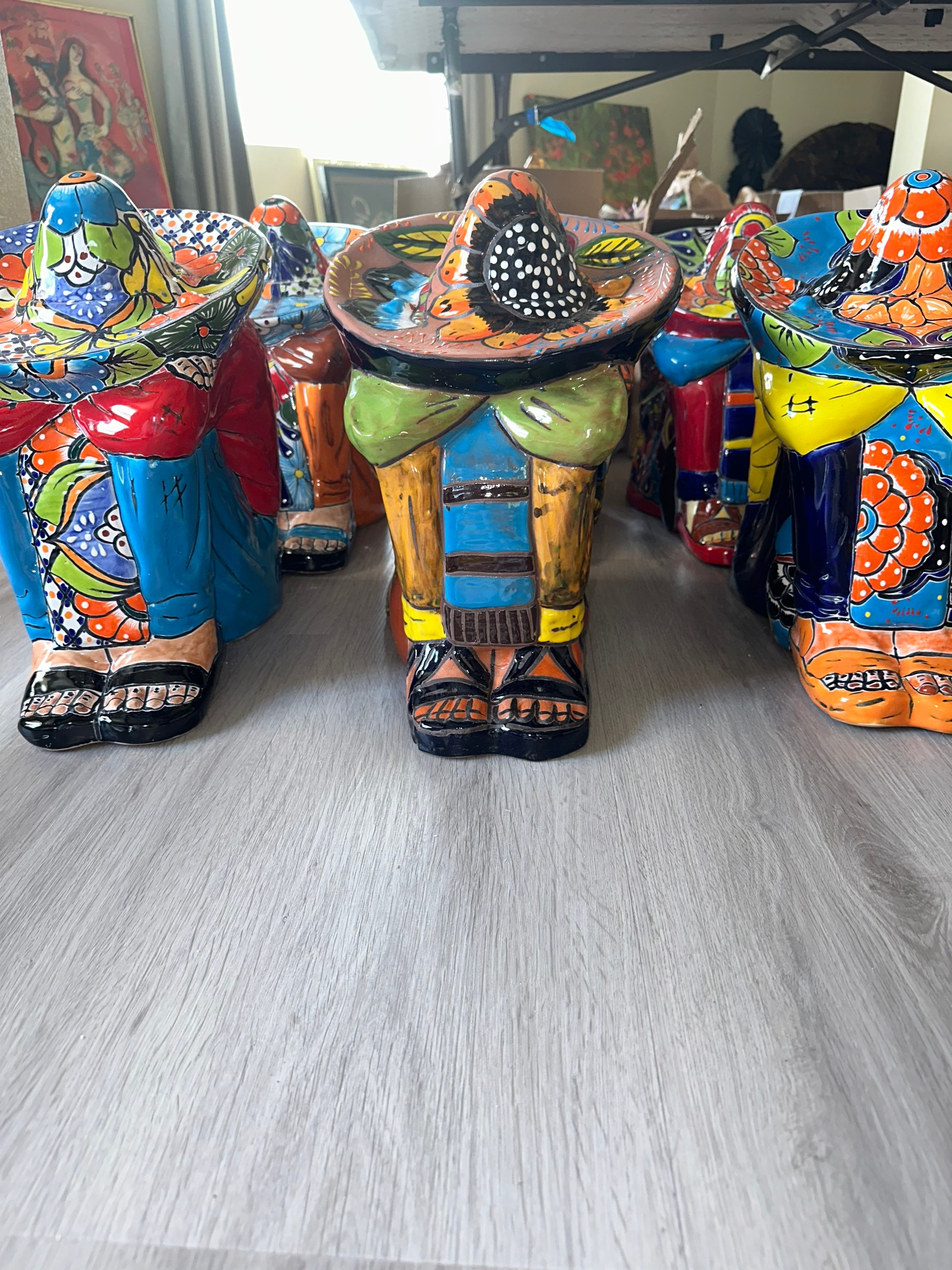 Talavera Panchito Statue Mexican Sleeping Man Very Unique