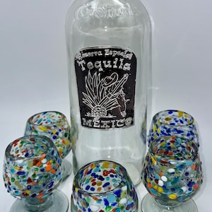 Shot glasses brandy shifter pebble rock  tequila glasses holds 2 oz