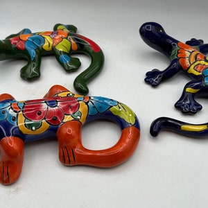 Talavera geckos beautiful hand painted many various  types