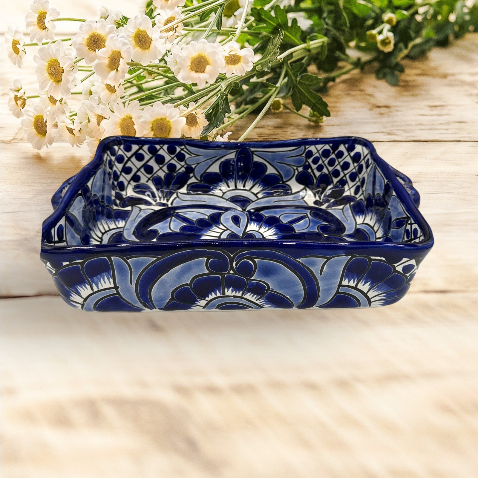 Staub Ceramic - Rectangular Baking Dishes/ Gratins 10.5-X 7.5 inch, Rectangular, Dish, Rustic Turquoise