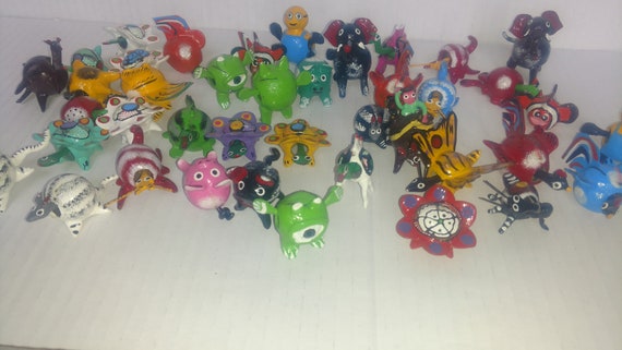 20 Hand-painted Animal Alebrije Bobble Heads: Mexican Folk Art - Etsy