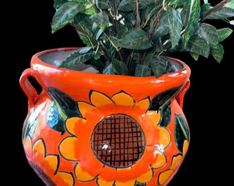 Talavera planter outdoor multicolor