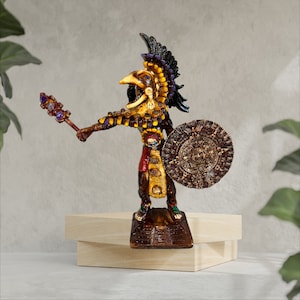 Eagle Aztec Warriors statue highest knight  military elites made of mineral stones handmade stunning beautiful