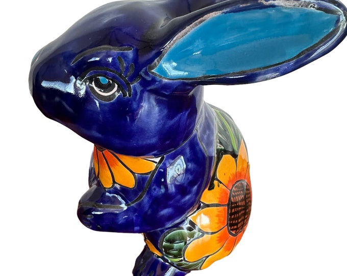 Talavera Rabbits Planters Ceramic Beautiful Cute Planters Multicolored ...