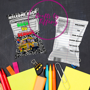 Back To School Chip Bags