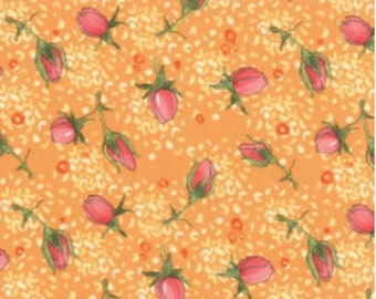 Abby Rose Citrus Rose Buds by Moda