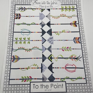 TO THE POINT Quilt Pattern by Sewn