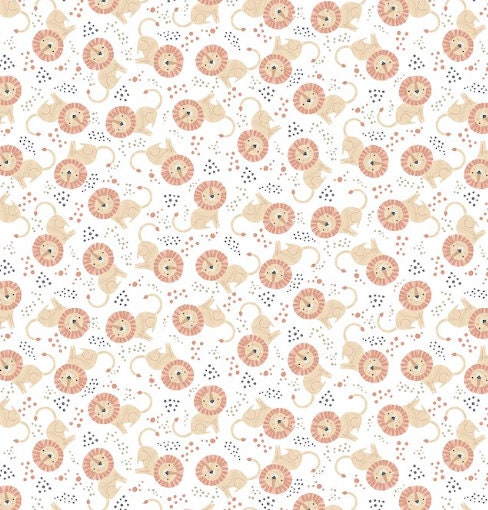 Sweet Savanna Lion Pride by 3 Wishes Fabrics