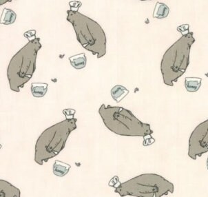 Darling Little Dickens -Pink Bears- 49000 13 by Moda