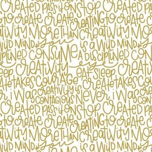 Text Gold Sparkle -GOLD- SC475 by Riley Blake