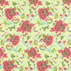 Natural Beauty - Field Folly- CPAB015-LIMEX Lime by Amy Butler