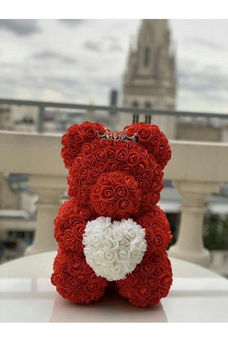 rose teddy bear next day delivery