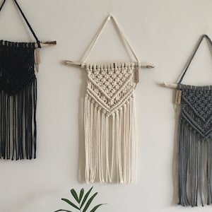 Macrame wall hanging, Boho decoration, Wall art tapestry, Modern home decor, Housewarming gift idea, New home