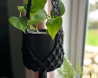 Macrame Plant Hanger: Boho Home Decor, 3mm Cotton Rope