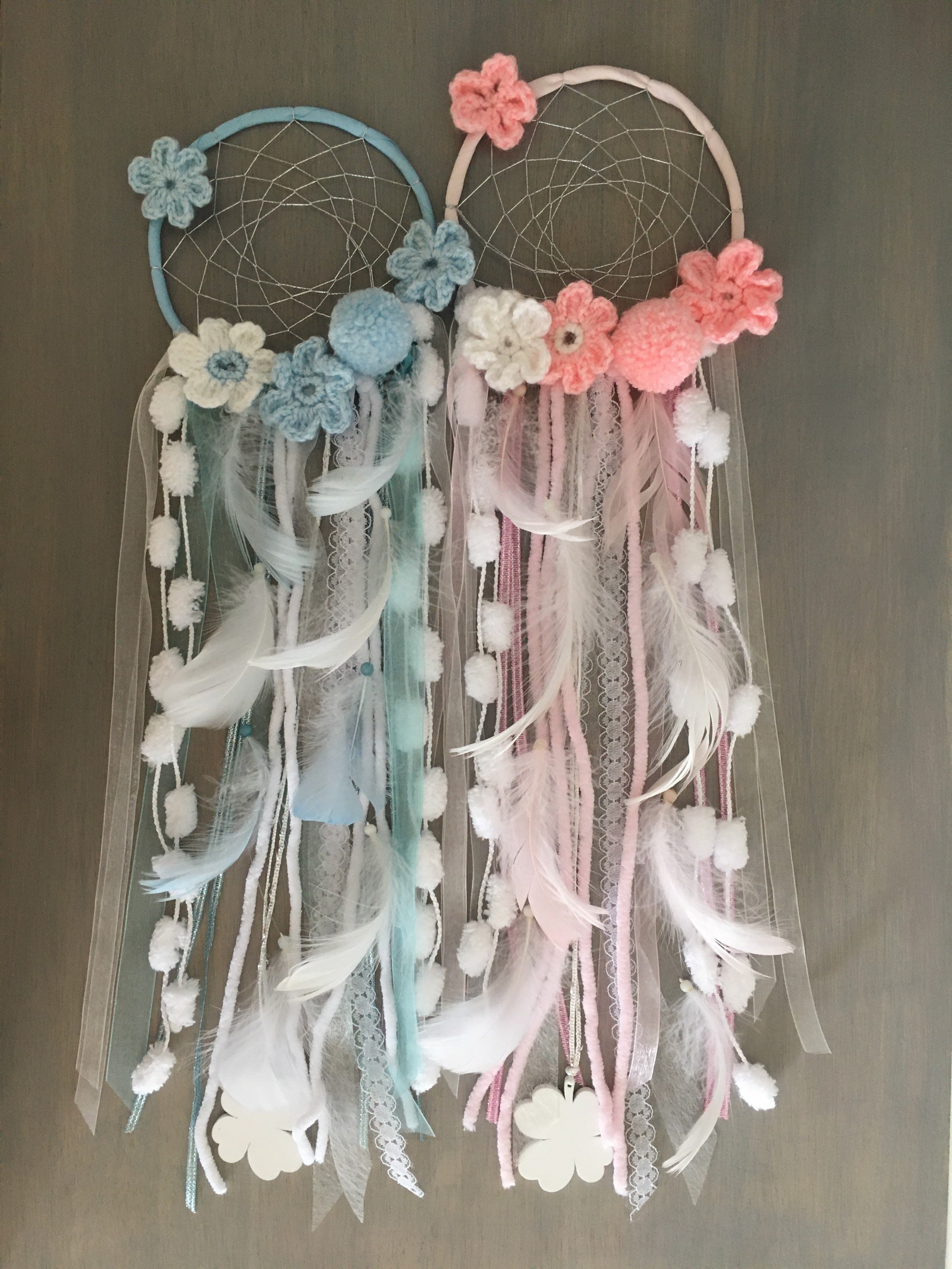 Personalised dreamcatcher Nursery dream catcher Baby room Etsy