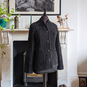 Ladies black cord jacket cheap