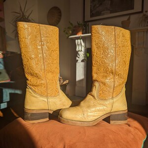Etsy boots vintage top