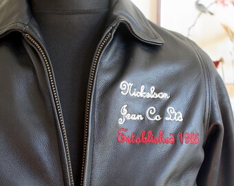 Vintage 90's Nickelson Leather Jacket, S - Etsy