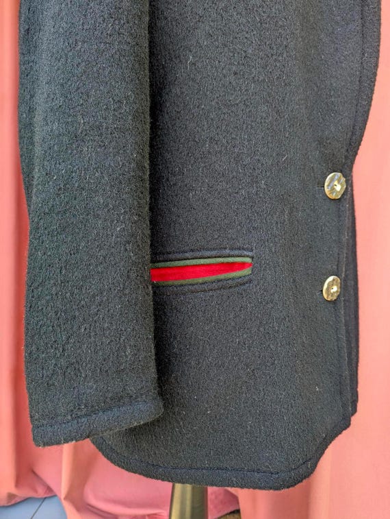 Vintage Tyrolean Loden Jacket – Traditional Austrian Blazer Medium 