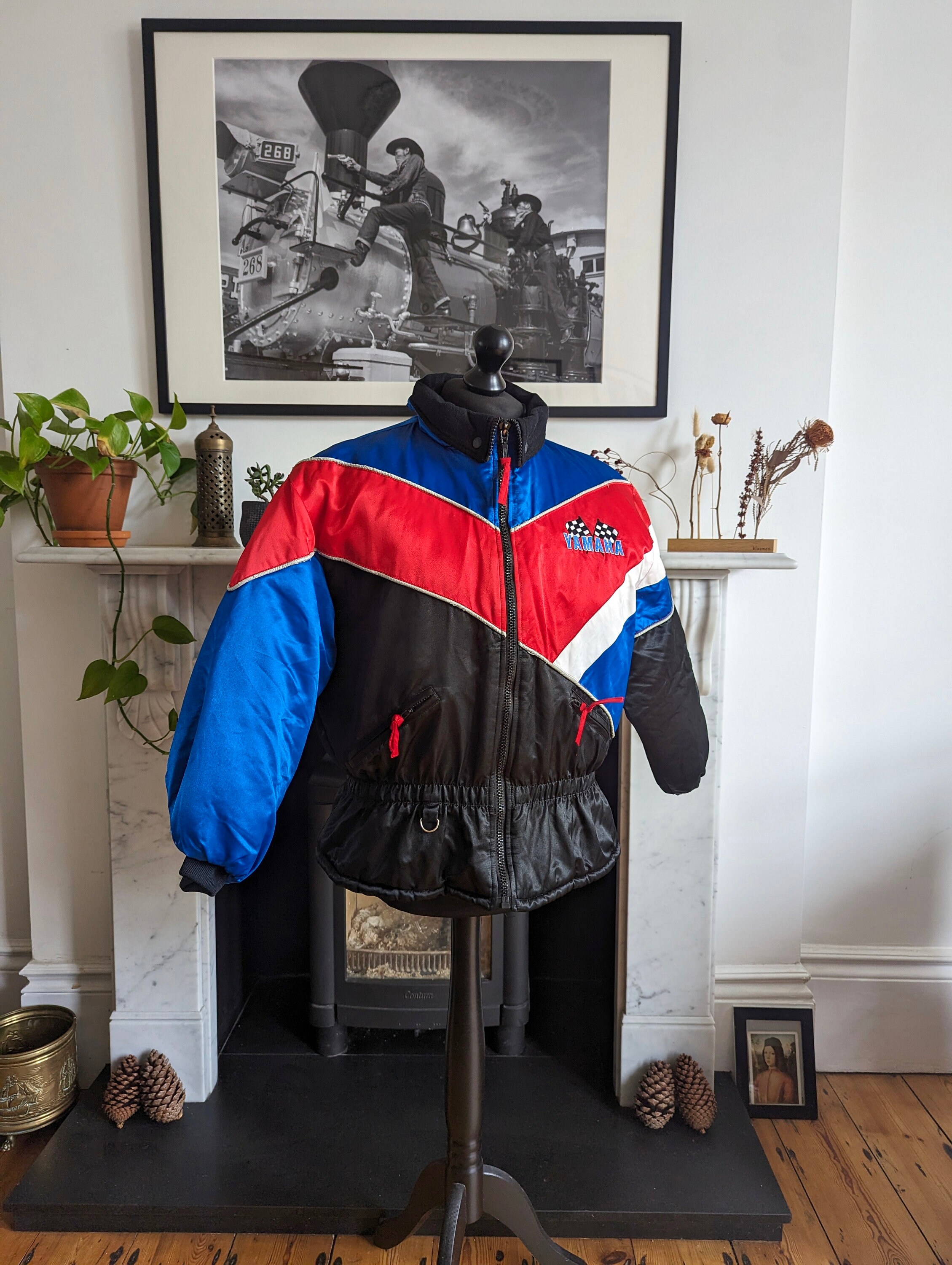 Vintage late 80's/90's Yamaha Padded Racing Jacket, L