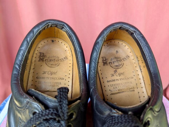 Vintage Dr. Martens Shoes Made in England – Black Leather  display picture 2