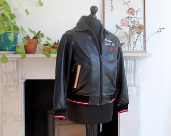 Vintage 90's Nickelson Leather Jacket, S - Etsy