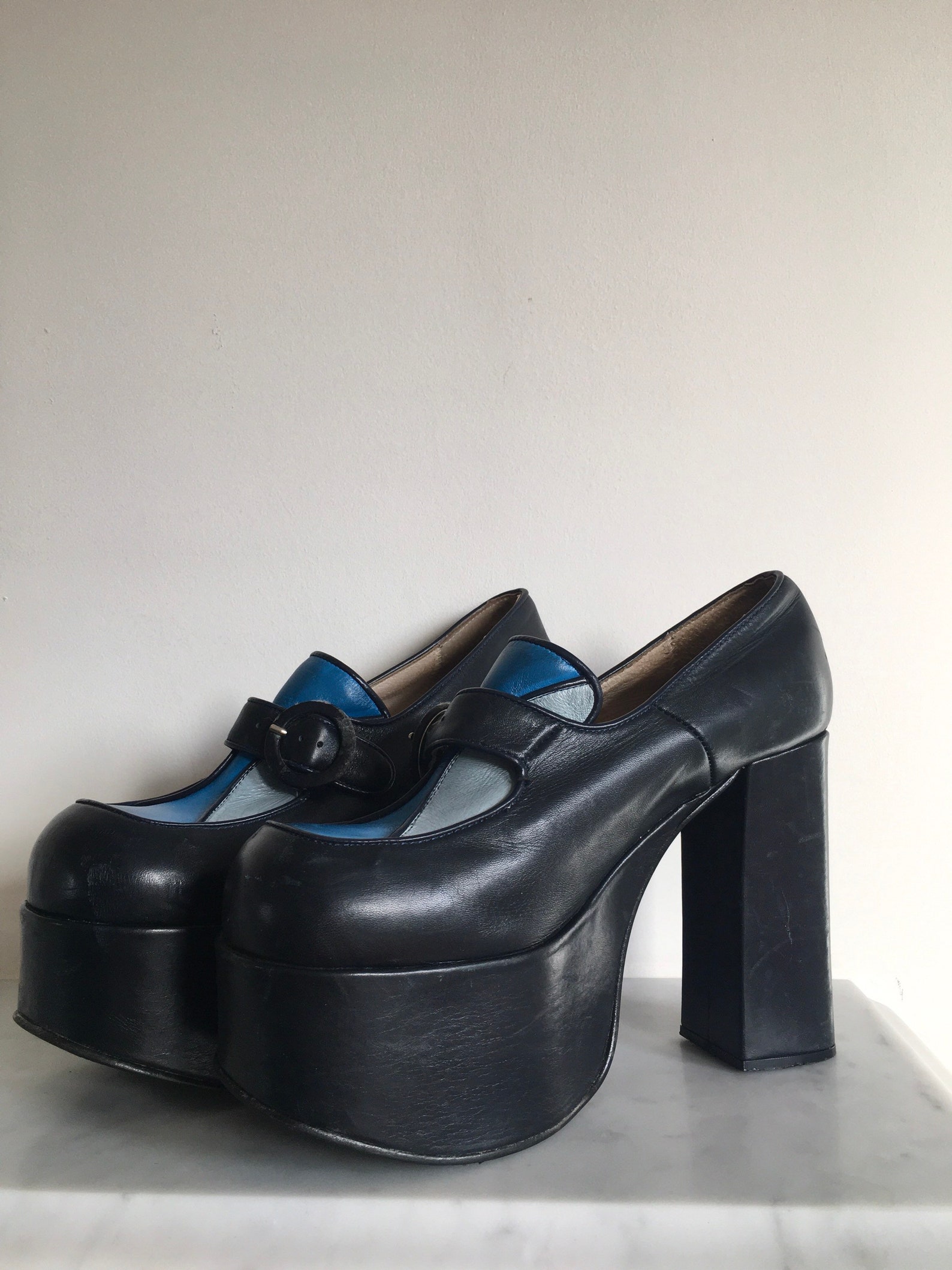 Vintage Buffalo London Platform Shoes 90s does 70s Size 6 | Etsy