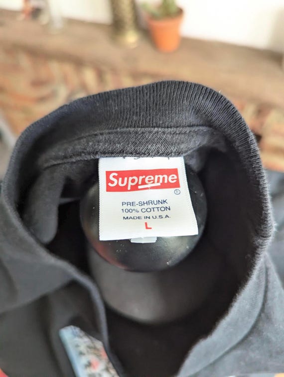 Supreme X Martha Cooper Black Graffiti Tee (size L) - Etsy