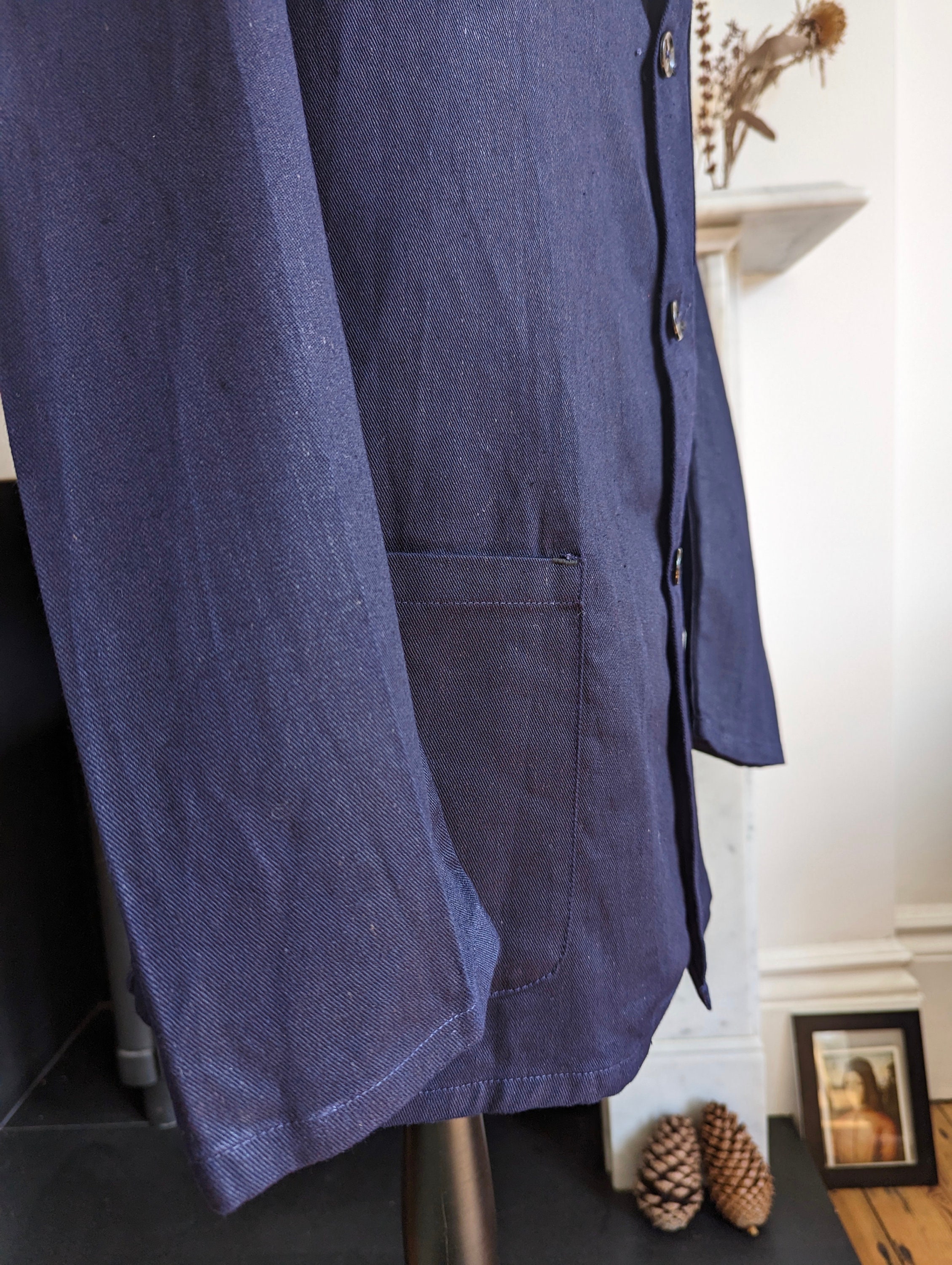 Vintage 1960's Pexwear French Workers Navy Jacket, 38 (M) - Etsy