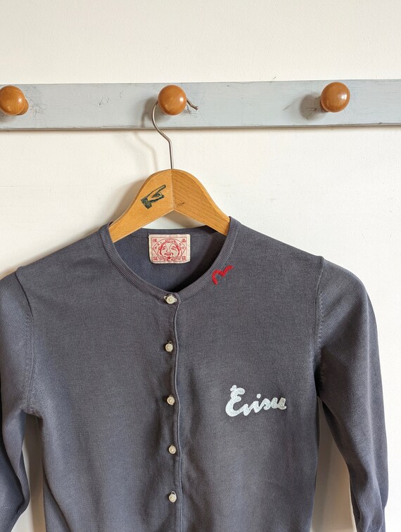 Vintage Women's Evisu Cardigan S - Etsy