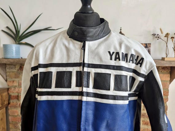 Giubbotto pelle yamaha sales