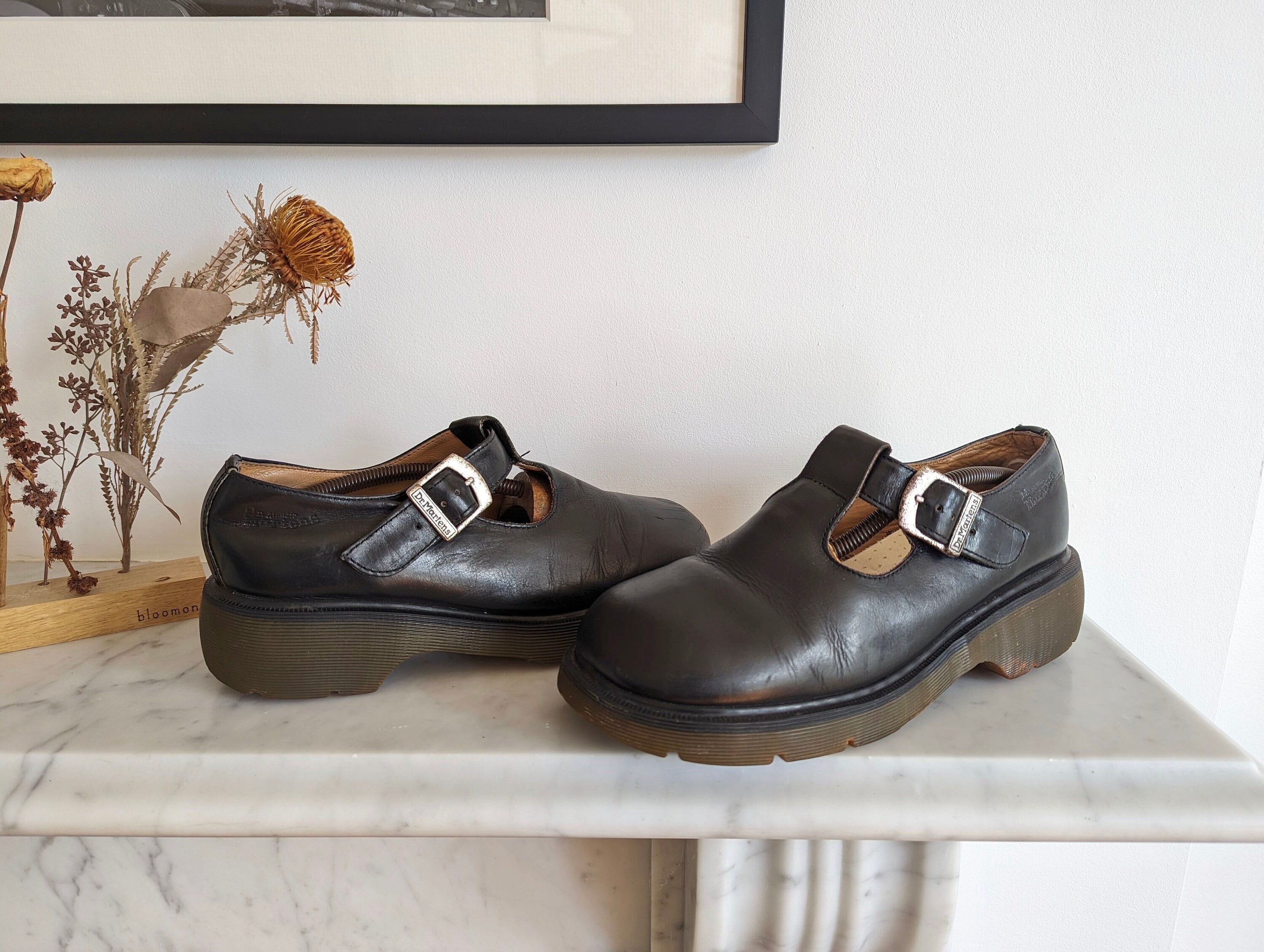 Vintage 90's Made in England, Dr. Marten Mary Janes, UK 8 Vintage 90's Made in England, Dr. Marten Mary Janes, UK 8