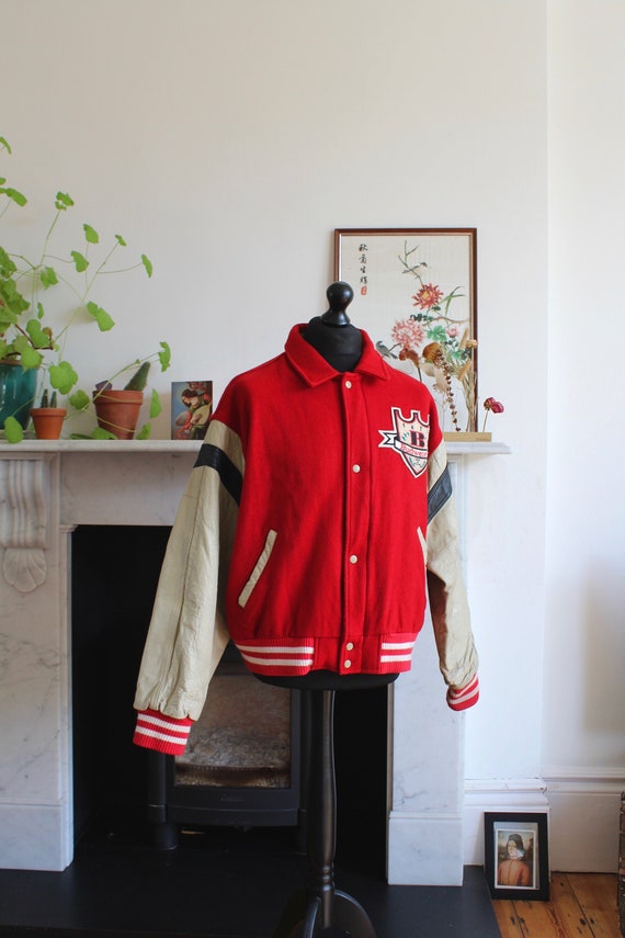 budweiser varsity jacket