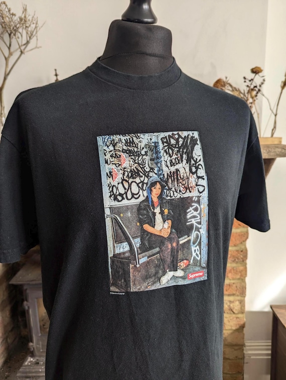 Supreme X Martha Cooper Black Graffiti Tee (size L) - Etsy