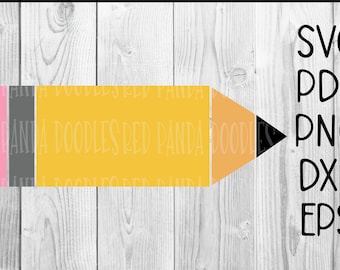 Download Pencil Keychain Svg Etsy