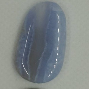Rare Ellensburg blue agate cabachon 25ct. 3rd rarest semi precious gemstone in the world!