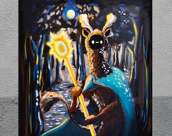 The Wendigo Mage Art Print