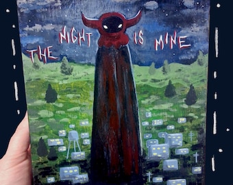 La noche es mía Pintura original