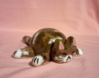 Fat Cat Clay Figure