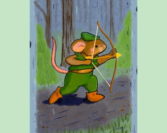 Forest Mouse Art Print