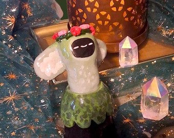 Juniper the Fae Beast clay figure