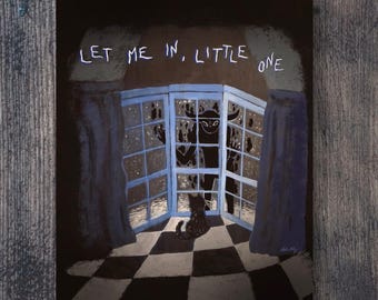 Let Me In Little One Art Print