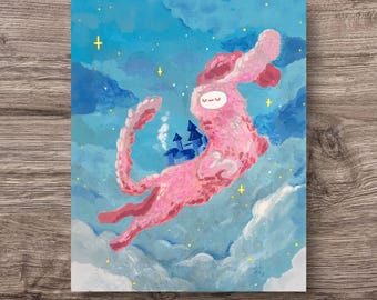 The Floating Village Art Print