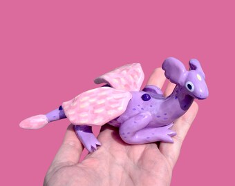 Skyye the Dragon Clay Sculpture