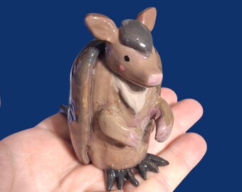 Lars the Armadillo Clay Figure