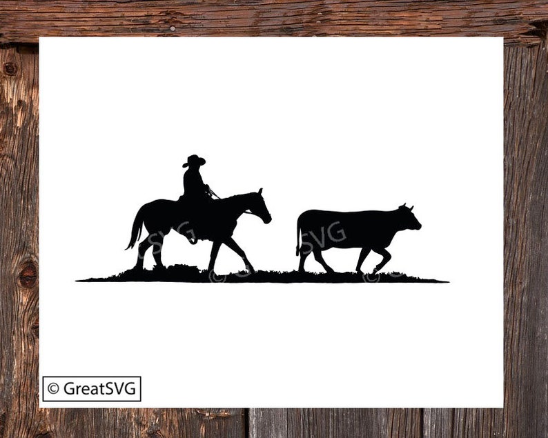 Cowboy svg Horse svg Cow svg Cowboy for Cricut Cowboy for | Etsy