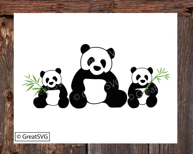 Panda SVG, Panda Bear SVG, Panda SVG for Cricut, Panda Bear Svg for ...