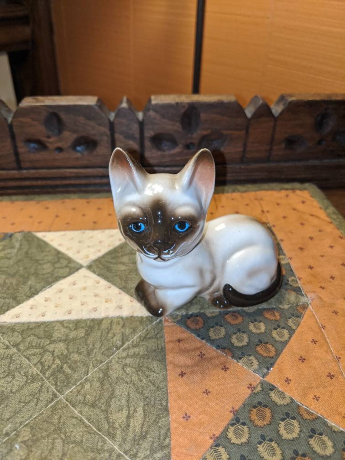 Vintage Siamese Cat Figurine. Brinn's Siamese Cat Etsy